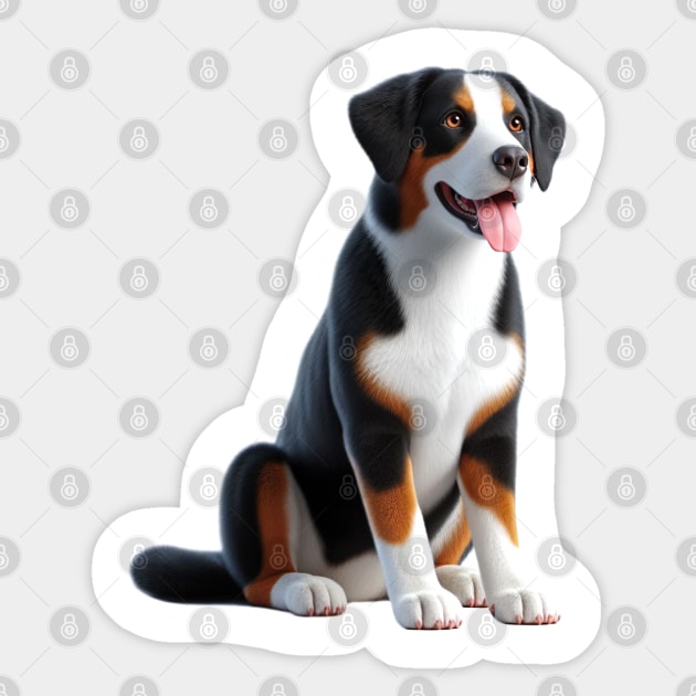 Appenzeller Sennenhund Sticker by millersye
